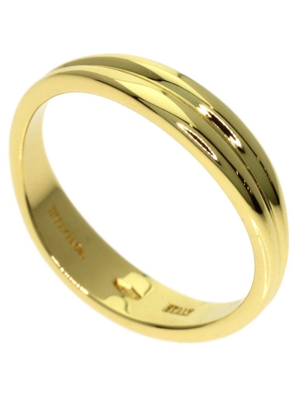 Tiffany & Co Double Wave Ring 18K Yellow Gold